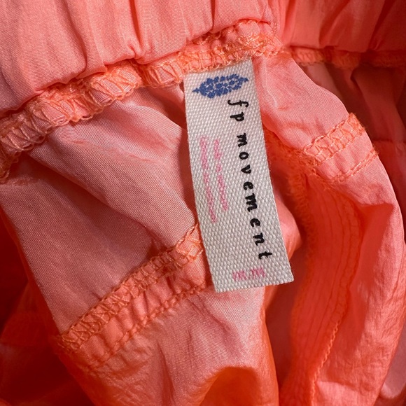 Free People The Way Home Joggers Size Medium in Papaya NWOT - Picture 9 of 10